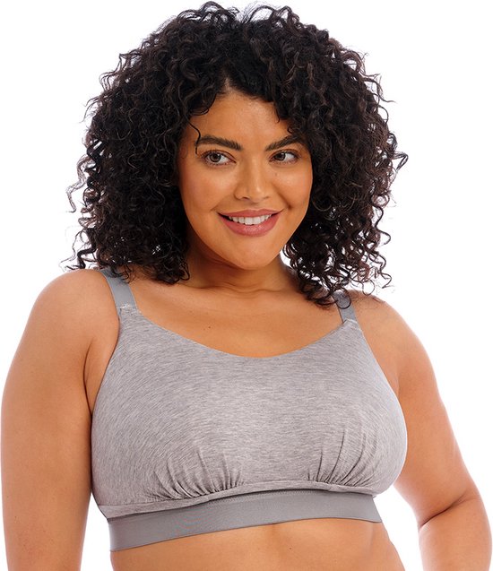 Elomi Downtime Non Wired Bralette - Grey Marl - 80G/H