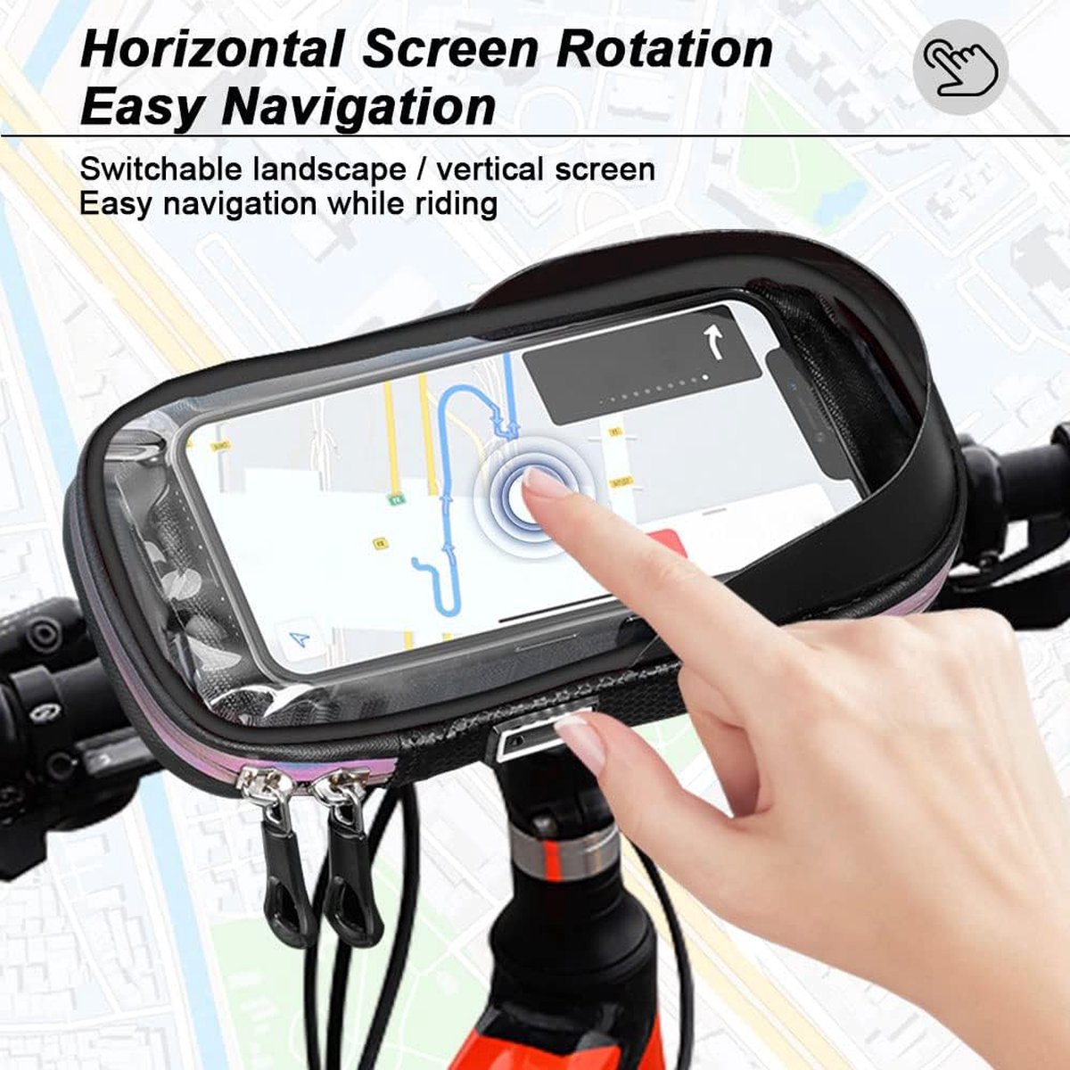 Support Téléphone Vélo & Moto Universel Rotatif à 360° Détachable