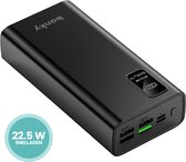 Bol.com Banky - Powerbank - 30.000 mAh - 22.5W Quick Charge - 5 Poorten - Snelladen via USB-A en USB-C - geschikt voor Apple iPh... aanbieding