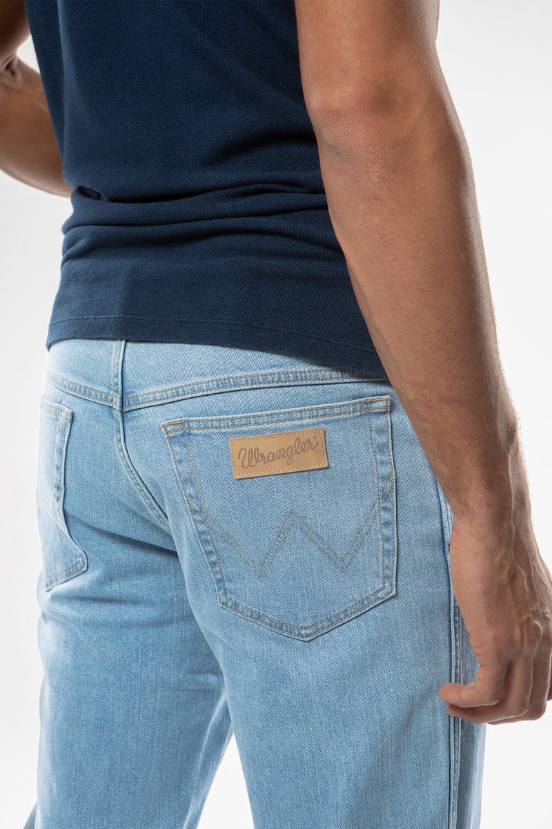 Wrangler Texas Str Heren Regular Fit Jeans W30 X L32 Blauw