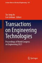 Lecture Notes in Electrical Engineering 919 - Transactions on Engineering Technologies