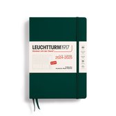 Agenda académique hebdomadaire Leuchtturm1917 - agenda - 18 mois 2024 - 2025 - couverture rigide - A5 - vert forêt