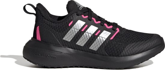 Adidas Forta Run 2.0 K Junior Sneakers (Maat 38 2/3) Zwart/Roze - Sportschoenen