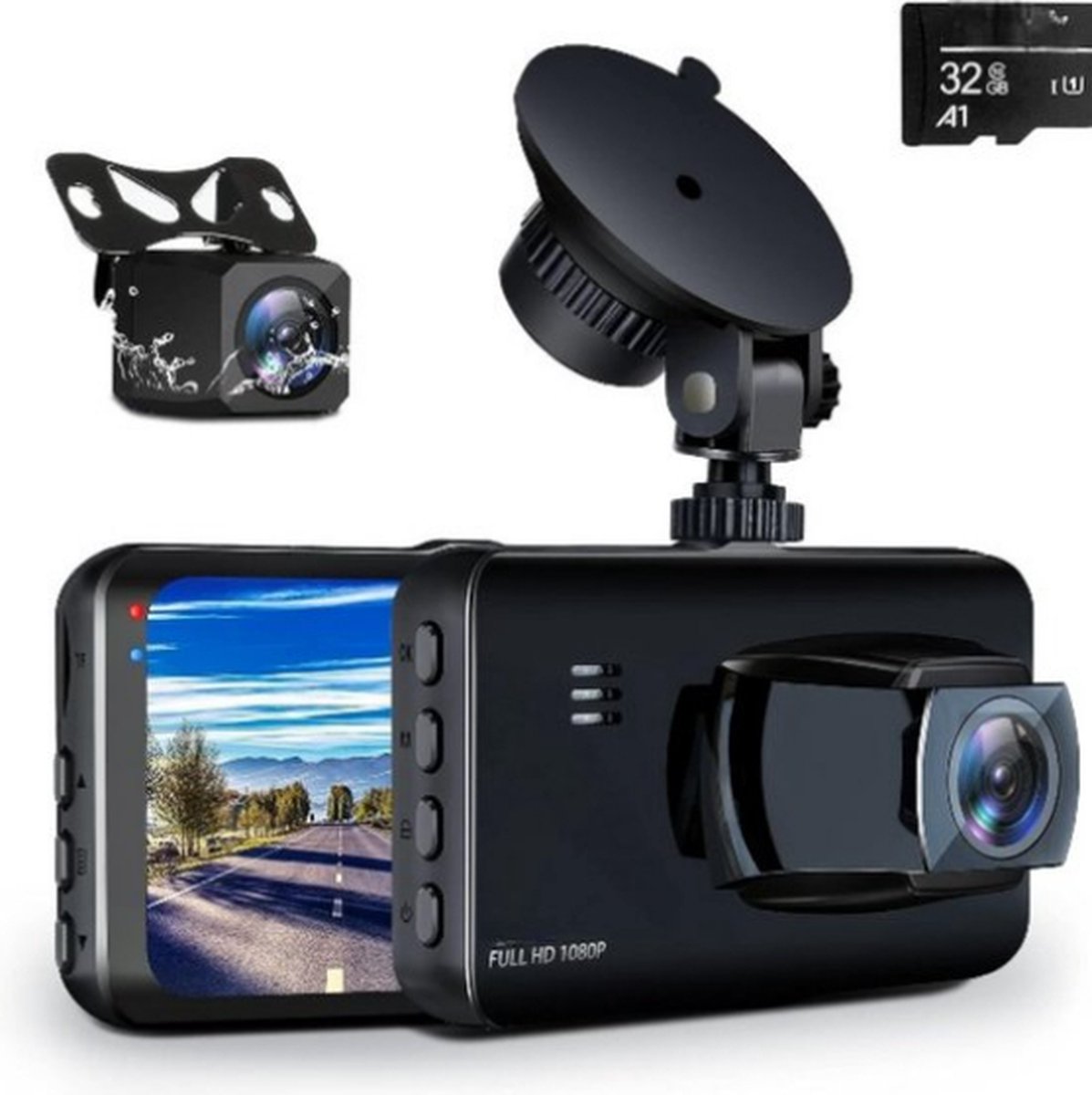 Dashcam Voor Auto Voor En Achter - Dashcam Voor En Achte