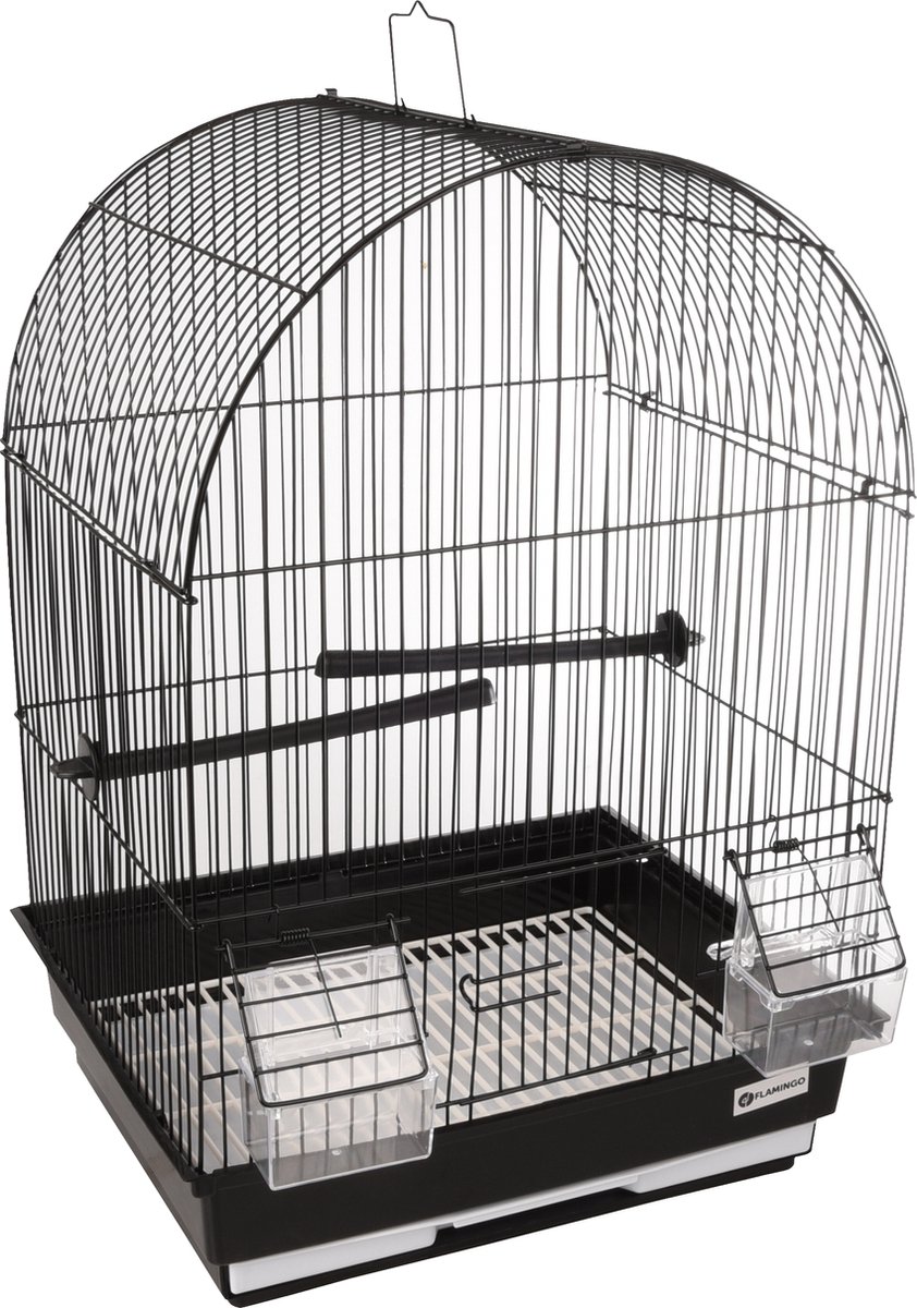 Vogelkooi Alor Zwart - Zwart - 34.5 x 28 x 48.5 cm