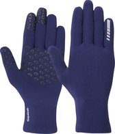 GripGrab - Waterproof Knitted Thermo Fietshandschoenen Waterdichte Gebreide Regen Fiets Handschoenen - Navy Blauw - Unisex - Maat M/L