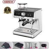 Hibrew Barista Pro voor thuis kantoor of horeca - Espressomachine met koffiebonen - 19 bar- met koffiemolen