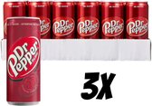 Dr Pepper - Regular - 3x 24x 330ml