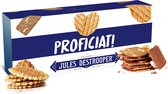 Jules Destrooper Parijse Wafels (100g) & Amandelbrood met chocolade (125g) - "Proficiat / félicitations" - Belgische koekjes - 225g