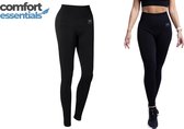 Comfort Essentials Sportlegging Dames – Zwart – Maat XL – Sportkleding – Sportbroek Dames – Sportlegging Dames High Waist