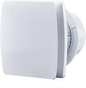 Badkamerventilator met vochtsensor - Badkamer ventilator met vochtsensor - Afzuiging badkamer - Afzuiging badkamer ventilatie - ‎31 x 23,6 x 19,6 cm - Wit - Sensor en Timer