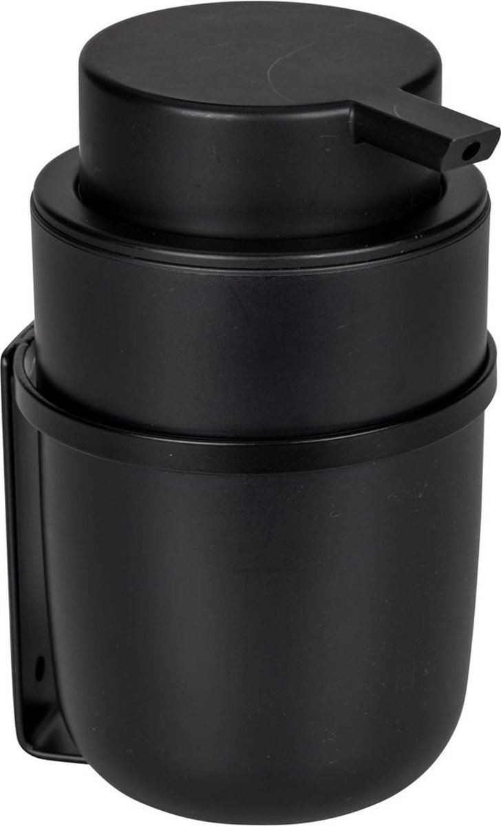 Wenko Turbo-Loc zeepdispenser Carpino zelfklevend zwart