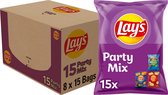 Lay's Party Mix Uitdeelzakjes 15ZK 3SRT - Chips - 8 x 412.5 gram