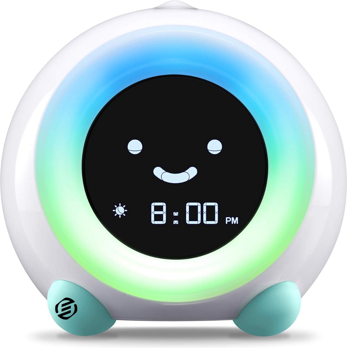 Equivera Slaaptrainer - Slaaptrainer Kinderen - Slaapwekker - Kinderwekker - Nachtlampje - Digitale Wekker