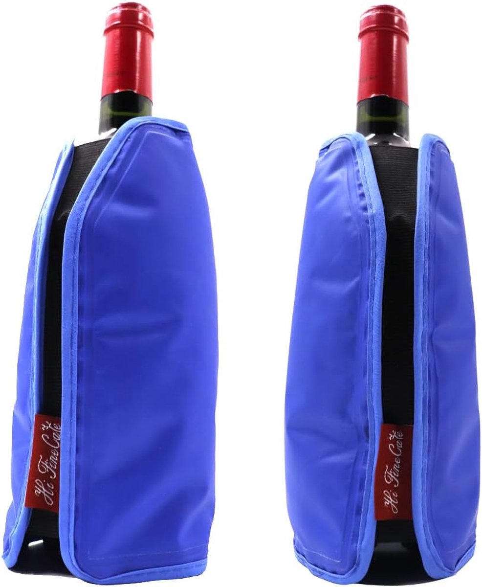 ZoneYan Pain De Glace Pour Bouteille - Rafraîchisseur Vin Et Champagne - Réutilisable Et Isotherme