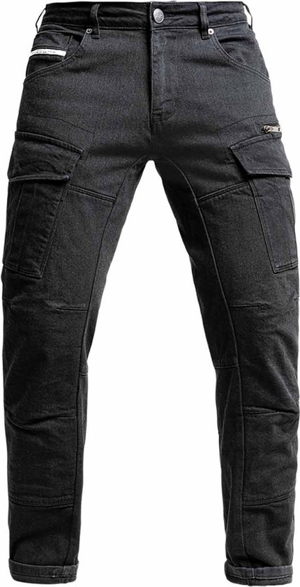 John Doe Defender Mono Black W27/L30 - Maat - Broek