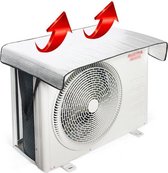 Airco-Airco Hoes - Airco Cover - Airco Afdekhoes - Airco Omkasting - Airco Hoes Buitenunit - Airco Beschermhoes - Airconditioning - Aircooler-Outdoor Airconditioner Cover Aluminiumfolie Ac Protector voor Buiten Unit Warmtepomp Unit Cover voor-100x50c