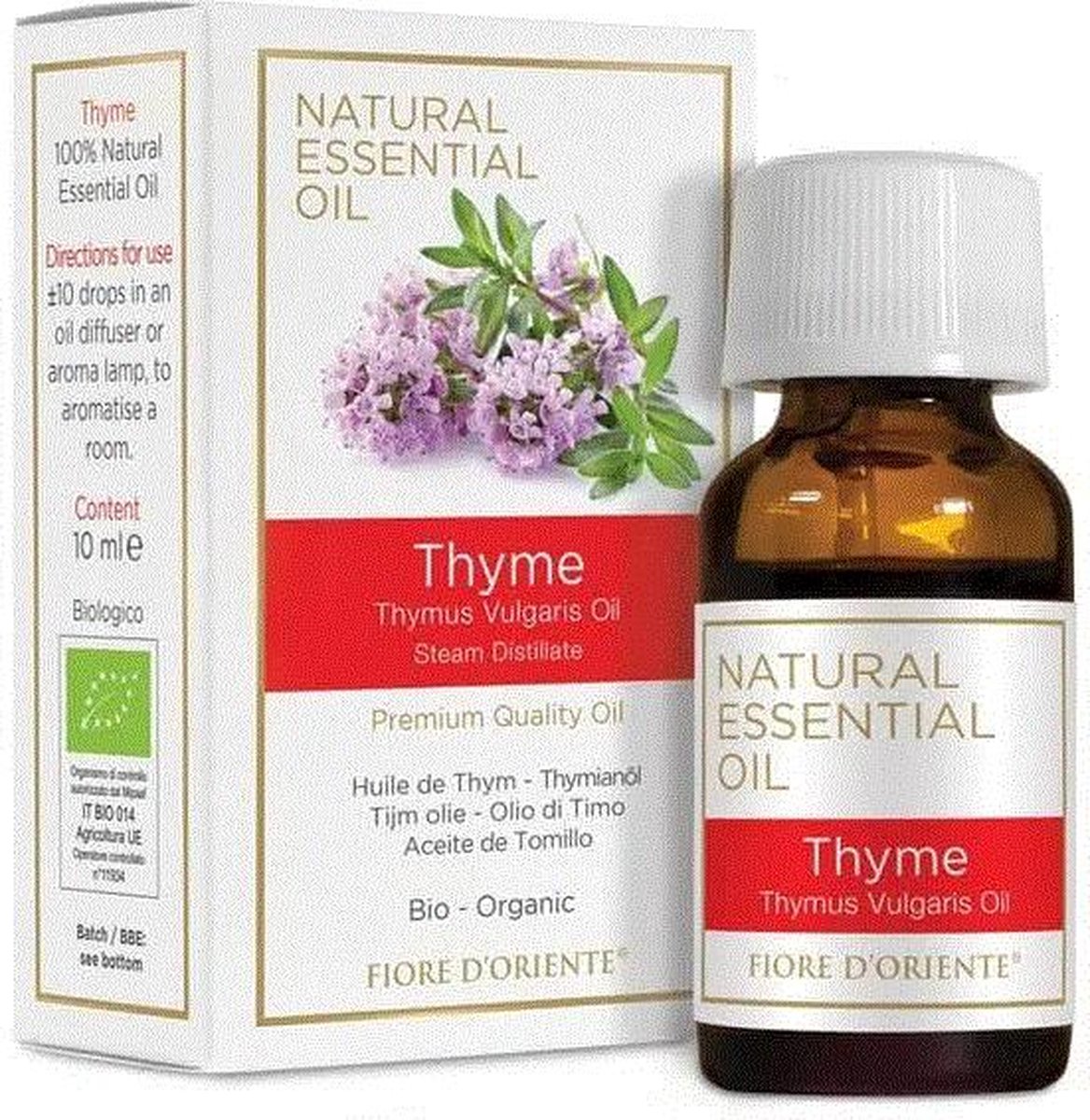 Goedkoopste Biologische etherische olie Thyme - Tijm 10 ml