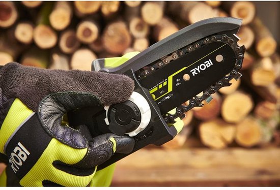 Ryobi RY18PSX10A-120 One+ 18V Brushless Li-ion Accu Snoeizaag set 2.0Ah - 10cm van RYOBI — afbeelding 5