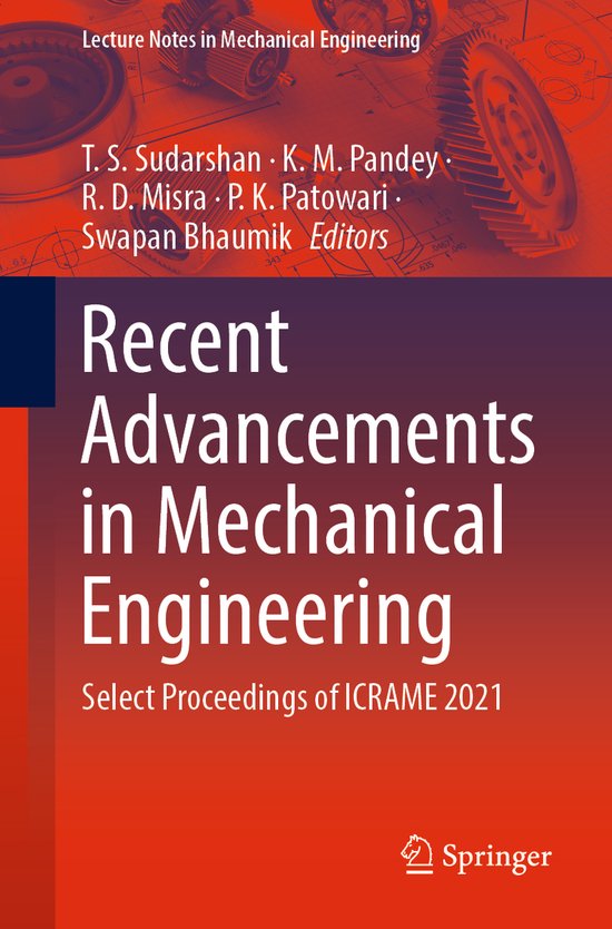 Lecture Notes in Mechanical Engineering- Recent Advancements ... - cover