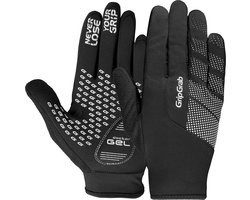 GripGrab - Ride Windproof Lente Herfst Fietshandschoenen Lange Vinger Thermo Winddicht - Zwart - Unisex - Maat S