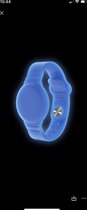 Armband geschikt voor Apple AirTag-siliconen fluor blauw-waterproof