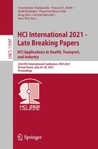 Lecture Notes in Computer Science 13097 - HCI International 2021 - Late Breaking Papers: HCI Applications in Health, Transport, and Industry