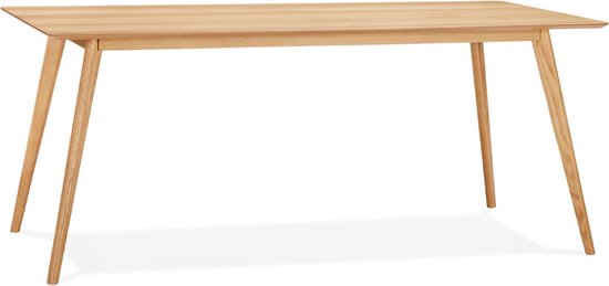 Alterego BARISTA' design eettafel / bureau in hout in Scandinavische stijl - 180x90 cm