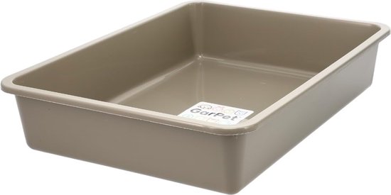 Kattenbak in 5 Maten Kattentoilet Zonder Deksel Katten WC Gesloten Toilet Grijs Vierkant Kattenbak in 5 Maten Kattentoilet Zonder Deksel Katten WC Gesloten Toilet Grijs Vierkant