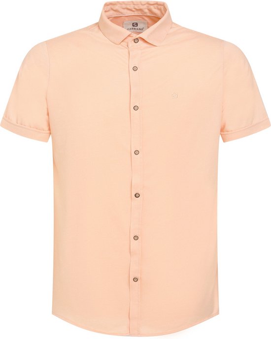 Gabbiano Overhemd Overhemd Met Korte Mouw 334551 972 Soft Peach Mannen Maat - M
