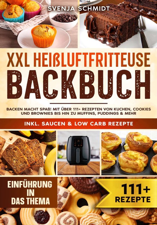 XXL Heißluftfritteuse Backbuch - cover