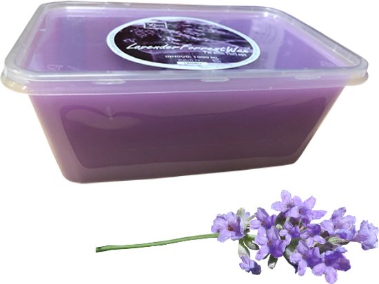 Paraffine Wax Lavender Forrest 1 liter - voor paraffinebad - voor de verzorging van voeten en handen.