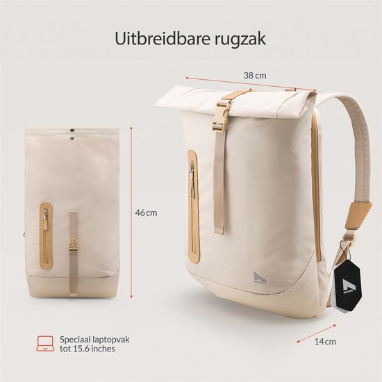 Sac à dos imperméable - Beige