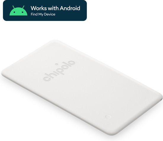Chipolo Card Point - Bluetooth Tracker - Portemonnee Vinder - Wit