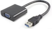 Microconnect USB 3.0-VGA M/F Zwart
