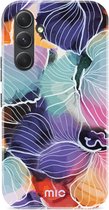 MIO MagSafe Samsung Galaxy A54 Hoesje | Hard Shell Back Cover | Geschikt voor MagSafe | Flowers