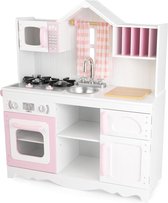 Buitenkeuken Speelgoed - Modderkeuken - Mud Kitchen - Kinderspeelgoed 2 Jaar voor Jongens en Meisjes - Speelkeuken - Hout - Wit
