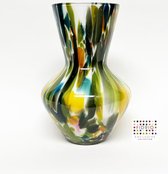 Design Vaas Parma - Fidrio COLORI - glas, mondgeblazen bloemenvaas - hoogte 36 cm