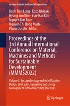 Lecture Notes in Mechanical Engineering- Proceedings of the 3rd Annual International Conference on Material, Machines and Methods for Sustainable Development (MMMS2022)