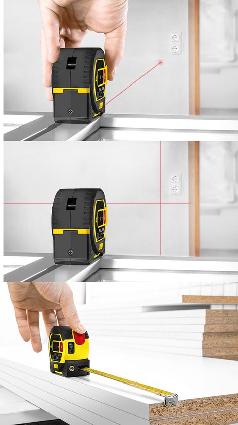 Staza Digitale Rolmaat - Laser Afstandsmeter 40M - Elektronische ...