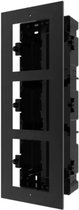 Hikvision DS-KD-ACF3-B Zwarte IP video intercom buiten station drievoudige inbouw behuizing
