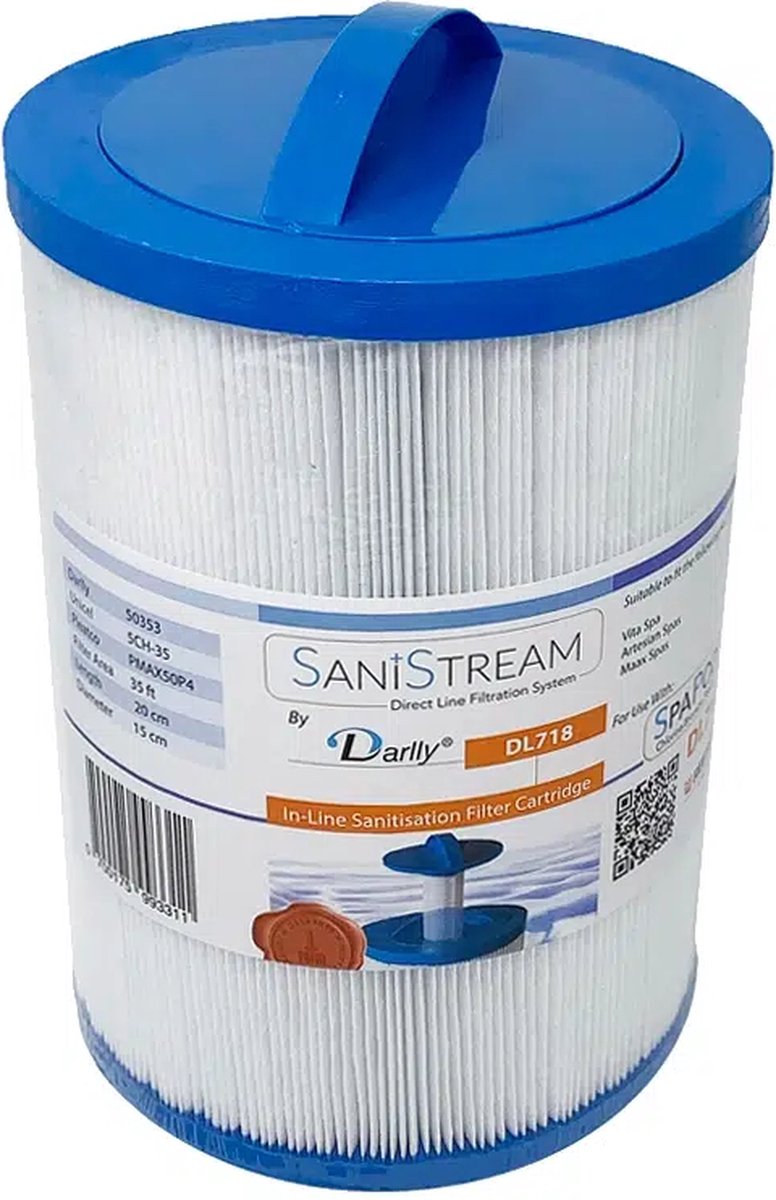 Darlly Sanistream Spa Filter DL718
