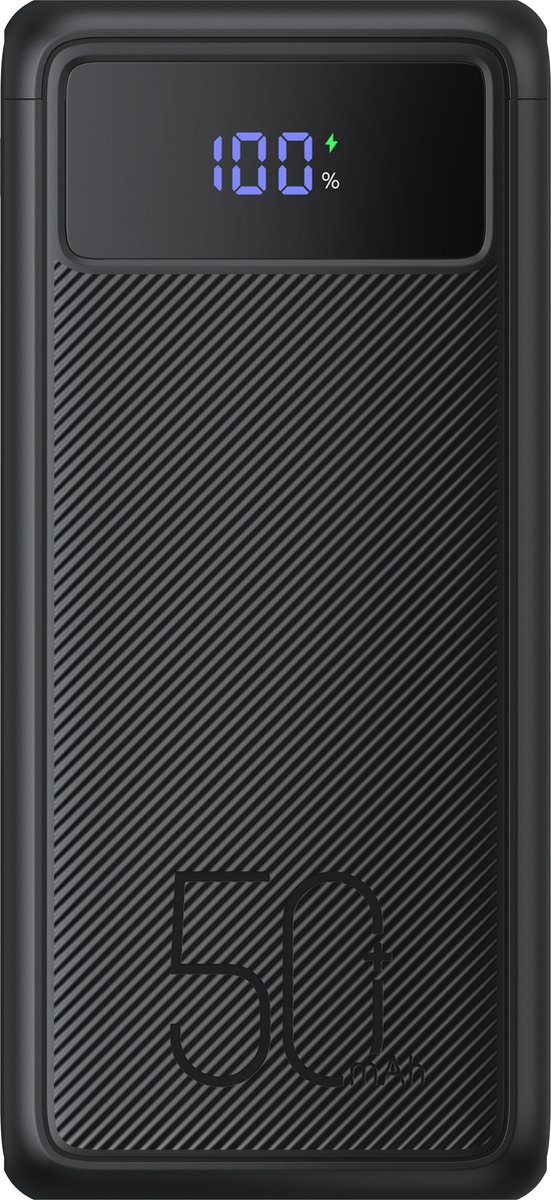 Veger powerbank 50.000mAh met zaklamp en kompas voor 4 apparaten