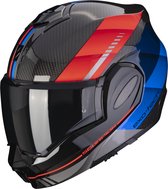 Scorpion Exo-Tech Evo Carbon Genus Black-Blue-Red XL - Maat XL - Helm