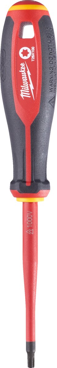 Milwaukee Tri-Lobe VDE Schroevendraaier T25x100 - 4932478731