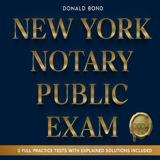 New York Notary Public Exam - cover