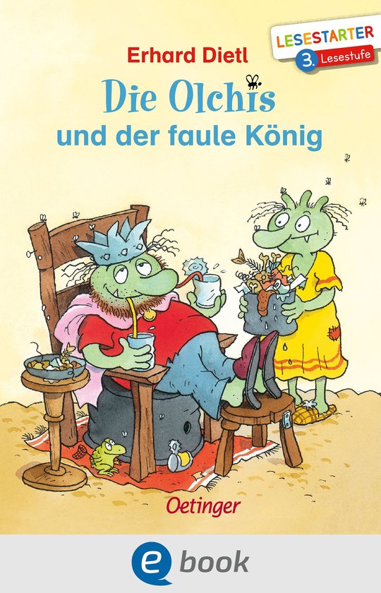 Lesestarter - Die Olchis und der faule König - cover