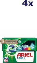 Ariel Wasmiddel Pods + Touch of Lenor – 4 x 20 Wasbeurten – Voordeelverpakking