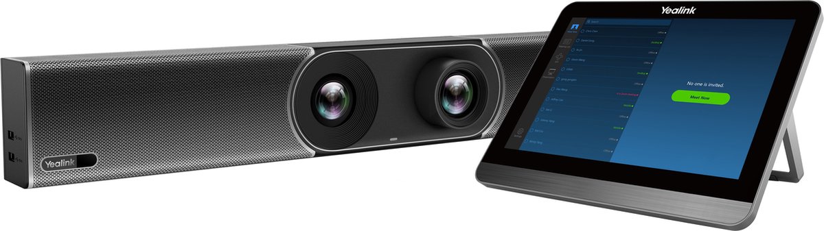 Yealink MeetingBar A30 Microsoft Teams Rooms on Android + CTP18 Touch Panel conferentiesysteem HDMI, USB 2.0, LAN, Bluetooth 4.2, Wi-Fi, Android 10