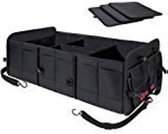 Multifunctionele kofferbakorganizer voor auto-SUV, robuust, opvouwbaar, opbergruimte met verstelbare vakken, AK-072